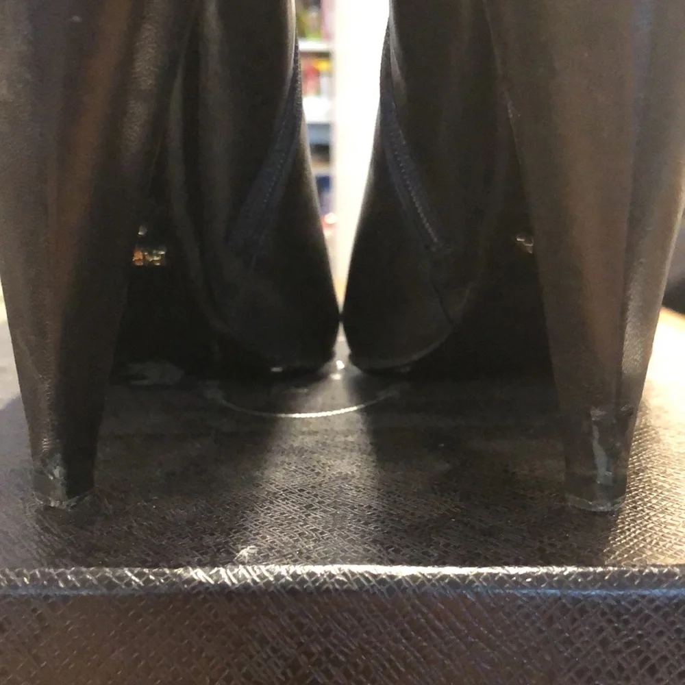 Prada Black High Heeled Bootie, size 39.5